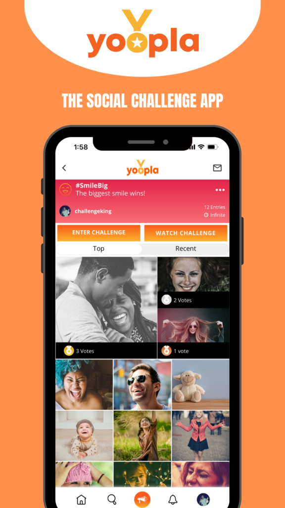 Yoopla - The Social Challenge App